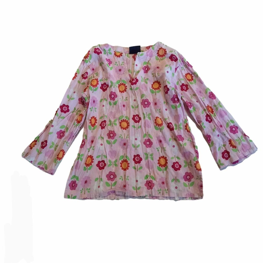 Mini Boden Girls Floral Boho Blouse 5/6